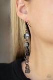 Paparazzi "Game CHIME" Black Earrings Paparazzi Jewelry