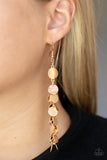 Paparazzi "Game CHIME" Gold Earrings Paparazzi Jewelry