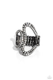 Paparazzi "Gap Year" Black Ring Paparazzi Jewelry