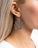 Paparazzi "Garden of Love" Orange Earrings Paparazzi Jewelry