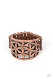 Paparazzi "Gardenia Gazebo" Copper Ring Paparazzi Jewelry