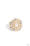 Paparazzi "Gatsby Gait" Gold Ring Paparazzi Jewelry