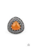 Paparazzi "Genuinely Gemstone" Orange Ring Paparazzi Jewelry