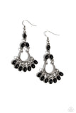 Paparazzi "Girly Girl Getup" Black Earrings Paparazzi Jewelry