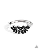 Paparazzi "Glamorously Garnished" Black Bracelet Paparazzi Jewelry