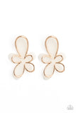 Paparazzi "Glimmering Gardens" Gold Post Earrings Paparazzi Jewelry