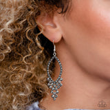 Paparazzi "GLOWING Off The Deep End" Silver Earrings Paparazzi Jewelry