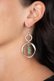 Paparazzi "Good-Natured Spirit" Green Earrings Paparazzi Jewelry