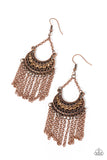 Paparazzi "Greco Goddess" Copper Earrings Paparazzi Jewelry