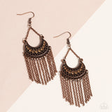 Paparazzi "Greco Goddess" Copper Earrings Paparazzi Jewelry