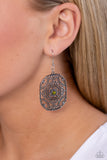 Paparazzi "Greco-Roman Romance" Green Earrings Paparazzi Jewelry