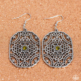 Paparazzi "Greco-Roman Romance" Green Earrings Paparazzi Jewelry