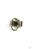 Paparazzi "Greek Garden" Brass Ring Paparazzi Jewelry