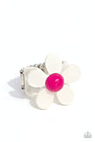 Paparazzi "Groovy Genre" White Ring Paparazzi Jewelry