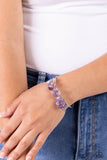 Paparazzi "Handcrafted Headliner" Purple Bracelet Paparazzi Jewelry