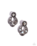 Paparazzi "Handcrafted Horseshoe" Blue Post Earrings Paparazzi Jewelry