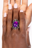 Paparazzi "Happily EVERGLADE After" Purple Ring Paparazzi Jewelry