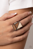 Paparazzi "Happily EVERGREEN After" Brown Ring Paparazzi Jewelry
