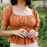 Paparazzi "Happily EVERGREEN After" Brown Ring Paparazzi Jewelry
