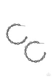 Paparazzi "Haute Helix" Black Post Earrings Paparazzi Jewelry