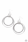 Paparazzi "Haute Hysteria" Silver Earrings Paparazzi Jewelry