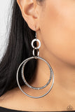 Paparazzi "Haute Hysteria" Silver Earrings Paparazzi Jewelry
