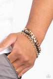 Paparazzi "Heavy Duty" Multi Mens Bracelet Unisex Paparazzi Jewelry