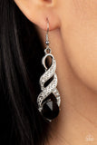 Paparazzi "High-Ranking Royalty" Black Earrings Paparazzi Jewelry