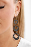 Paparazzi "High Society Stunner" Black Earrings Paparazzi Jewelry