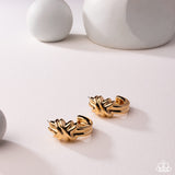 Paparazzi "Honor Bound" Gold Post Earrings