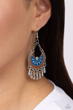 Paparazzi "I Just Need CHIME" Blue Earrings Paparazzi Jewelry