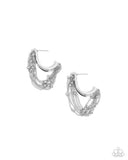 Paparazzi "Imaculate Impression" Silver Post Earrings Paparazzi Jewelry
