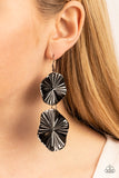 Paparazzi "In Your Wildest FAN-tasy" Black Earrings Paparazzi Jewelry
