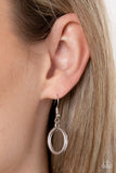 Paparazzi "Industrial Intentions" Silver Necklace & Earring Set Paparazzi Jewelry