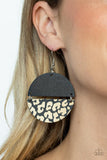 Paparazzi "Jungle Catwalk" Black Earrings Paparazzi Jewelry