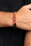Paparazzi "Just Play Cool" Orange Mens Urban Bracelet Unisex Paparazzi Jewelry