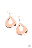 Paparazzi "Laid Back Leisure" Copper Earrings Paparazzi Jewelry