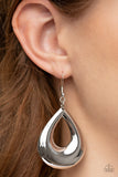 Paparazzi "Laid Back Leisure" Silver Earrings Paparazzi Jewelry