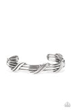 Paparazzi "Last Man Standing" Silver Mens Urban Bracelet Paparazzi Jewelry