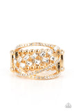 Paparazzi "Lavishly Luminary" Gold Ring Paparazzi Jewelry