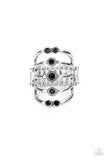 Paparazzi "Layer On The Luster" Black Ring Paparazzi Jewelry
