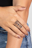 Paparazzi "Layer On The Luster" Black Ring Paparazzi Jewelry