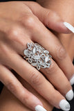 Paparazzi "LEAF Home" White Ring Paparazzi Jewelry