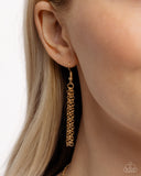 Paparazzi "Leafy Layover" Orange Necklace & Earring Set Paparazzi Jewelry