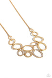 Paparazzi "Limelight Lead" Gold Necklace & Earring Set Paparazzi Jewelry