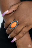 Paparazzi "Lost In The Sagebrush" Orange Ring Paparazzi Jewelry