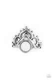 Paparazzi "Lotus Solstice" White Ring Paparazzi Jewelry