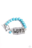 Paparazzi "Lovely Stones" Blue Bracelet Paparazzi Jewelry