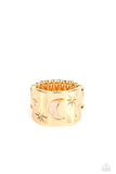 Paparazzi "Lunar Levels" Gold Ring Paparazzi Jewelry
