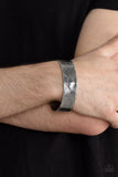 Paparazzi "Magnate Mecca" Silver Mens Bracelet Unisex Paparazzi Jewelry